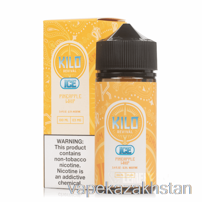 Vape Kazakhstan ICE Pineapple Whip - KILO Revival - 100mL 0mg